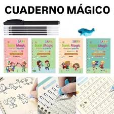 Set cuaderno magic caligrafia montessori