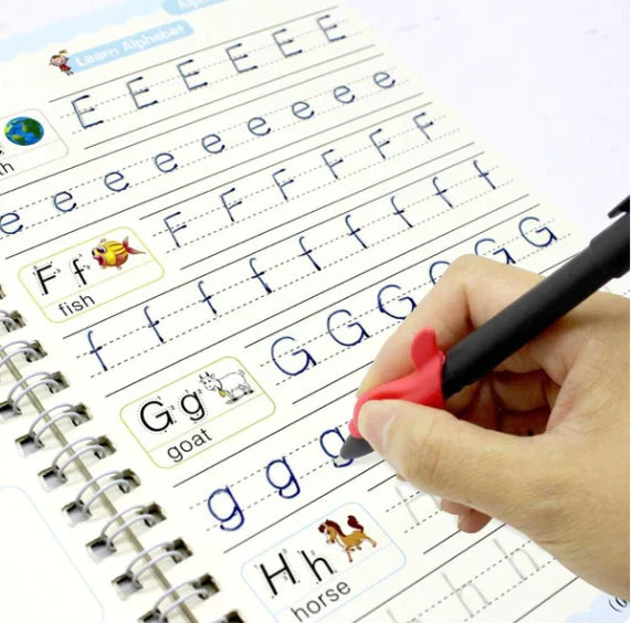 Set cuaderno magic caligrafia montessori